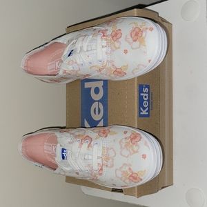 Keds CH ALOHA FLORAL PINK Size 7.5 (Never Worn)